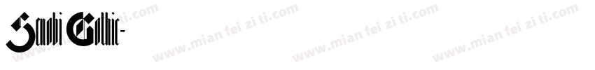 Senobi Gothic字体转换